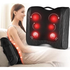 massageador para as costas almofada para alivio da dor lombar