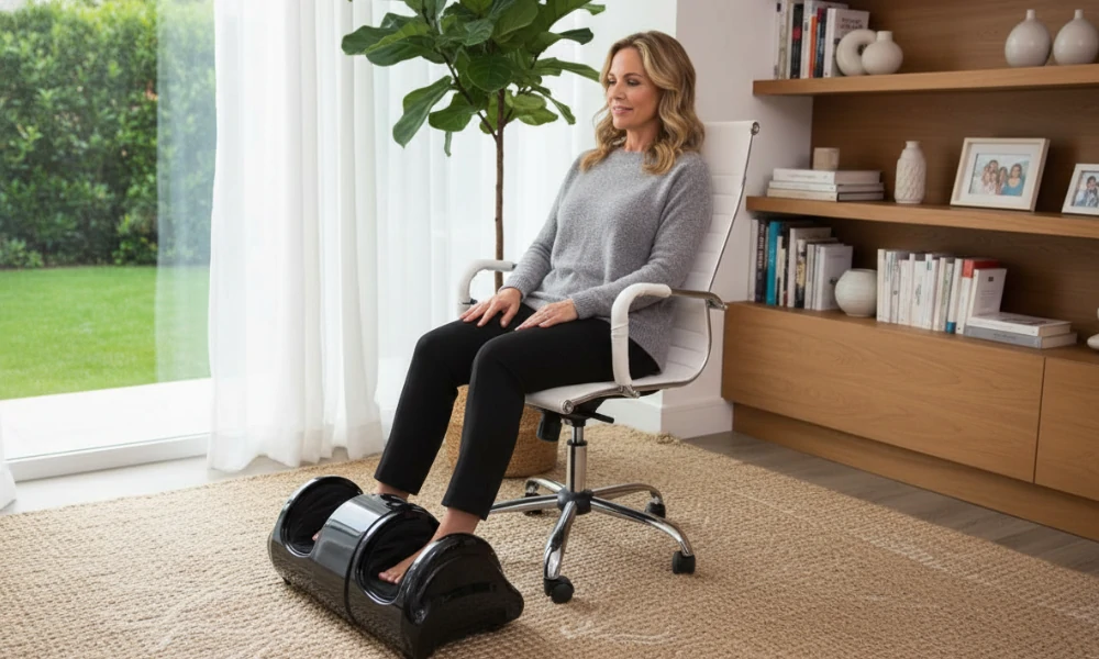 massageador para as pernas ultra relax hover